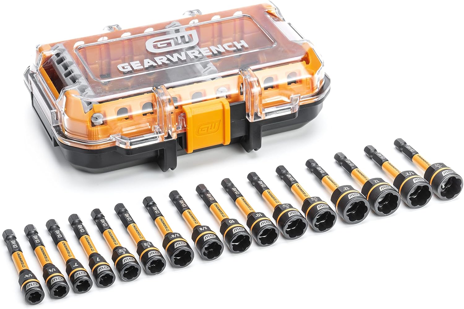 GearWrench 86171 16-Piece Bolt Biter Nut Extractor and Driver Set