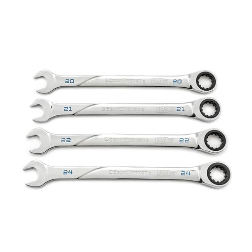GearWrench 86428 SET WR RAT COMB 120XP MET 4PC