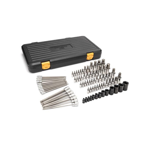 GearWrench 86538 SET SKT TORX & HEX BIT MAST 80PC