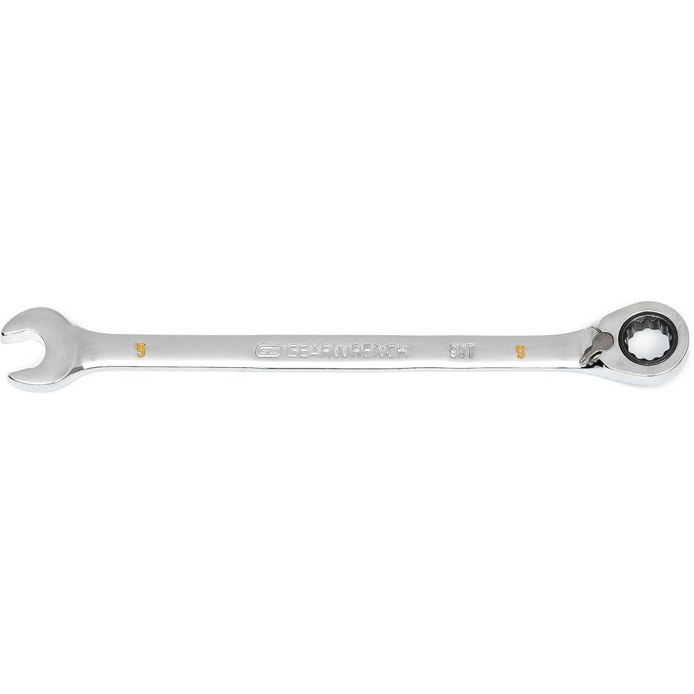 GearWrench 86609 9mm 90-Tooth 12-Point Reversible Ratcheting Wrench