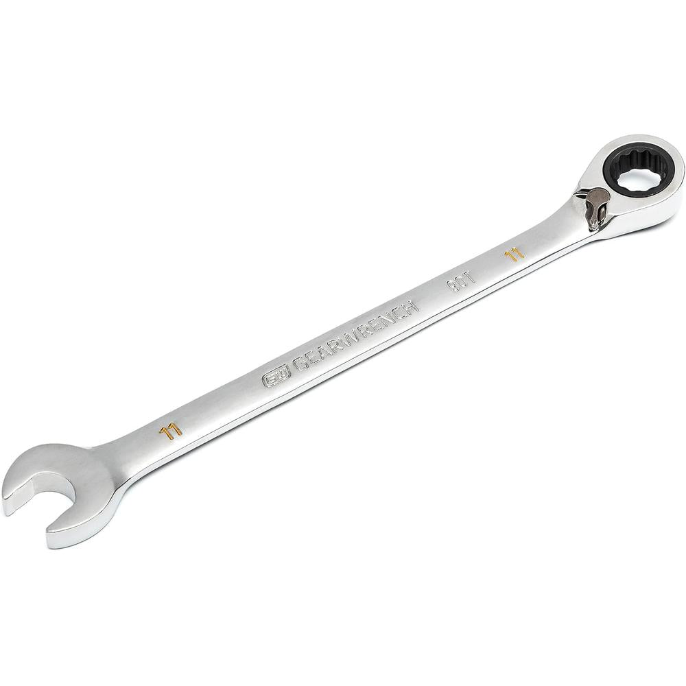GearWrench 86611 11mm 90-Tooth 12-Point Reversible Ratcheting Wrench