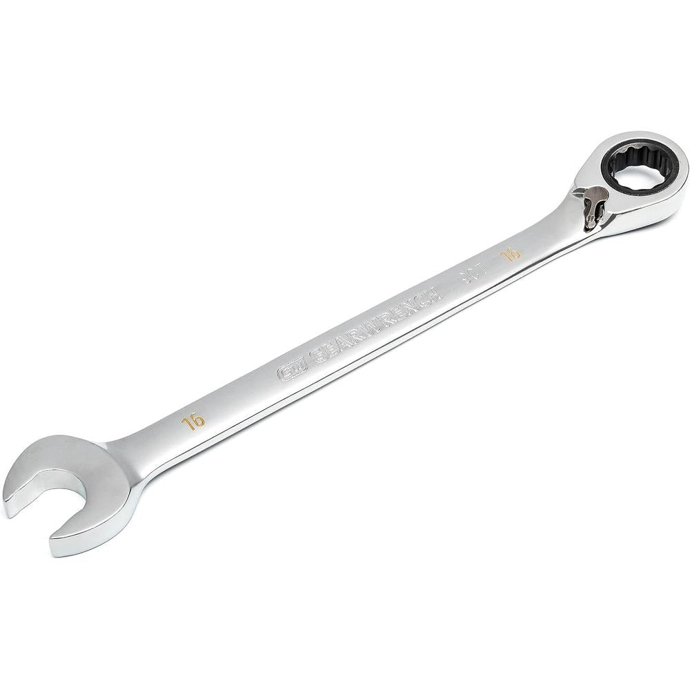 GearWrench 86616 16mm 90-Tooth 12-Point Reversible Ratcheting Wrench