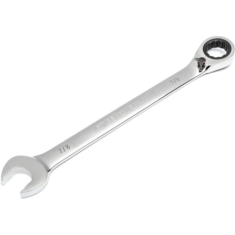 GearWrench 86651 7/8" 72-Tooth 12 Point Reversible Ratcheting Combination Wrench