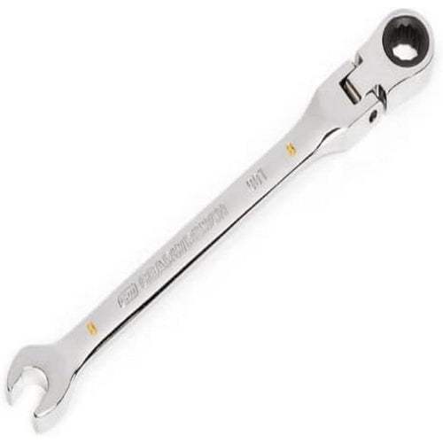 GearWrench 86708 8mm 90-Tooth 12-Point Flex Head Ratcheting Combination Wrench