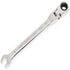GearWrench 86708 8mm 90-Tooth 12-Point Flex Head Ratcheting Combination Wrench