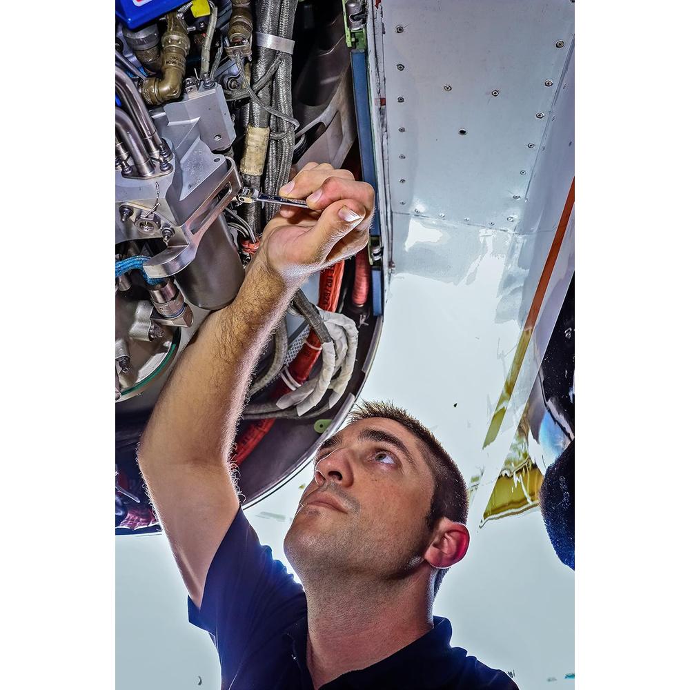 GearWrench 86709 9mm 90-Tooth 12-Point Flex Head Ratcheting Combination Wrench