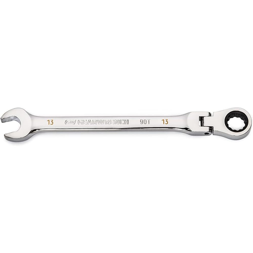 GearWrench 86713 13mm 90-Tooth 12-Point Flex Head Ratcheting Combination Wrench