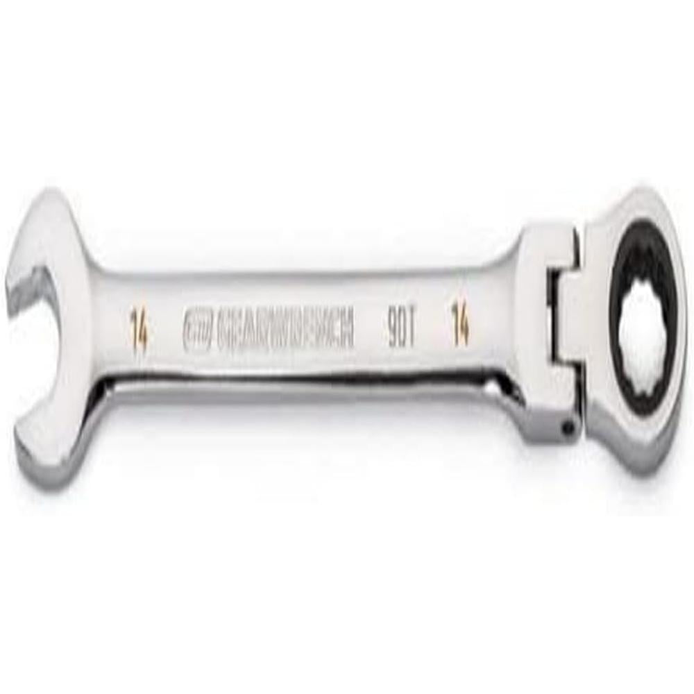 GearWrench 86714 14mm 90-Tooth 12-Point Flex Head Ratcheting Combination Wrench
