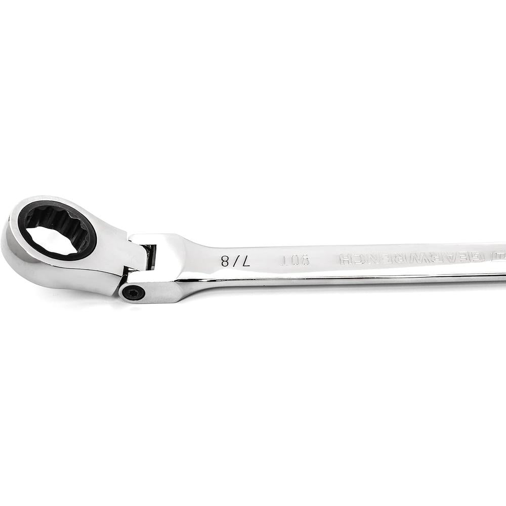 GearWrench 86751 7/8" 90-Tooth 12-Point Flex Head Ratcheting Combination Wrench
