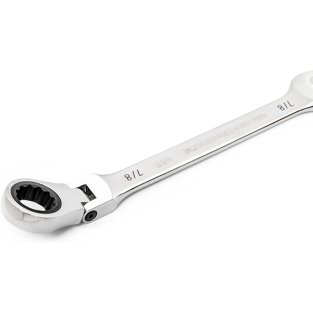 GearWrench 86751 7/8" 90-Tooth 12-Point Flex Head Ratcheting Combination Wrench