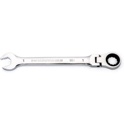 GearWrench 86753 1" 90-Tooth 12-Point Flex Head Ratcheting Combination Wrench