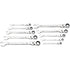 GearWrench 86758 10-Piece 90-Tooth 12-Point SAE Flex Head Ratcheting Combination Wrench Set