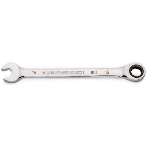 GearWrench 86915 15mm 90-Tooth 12-Point Ratcheting Combination Wrench