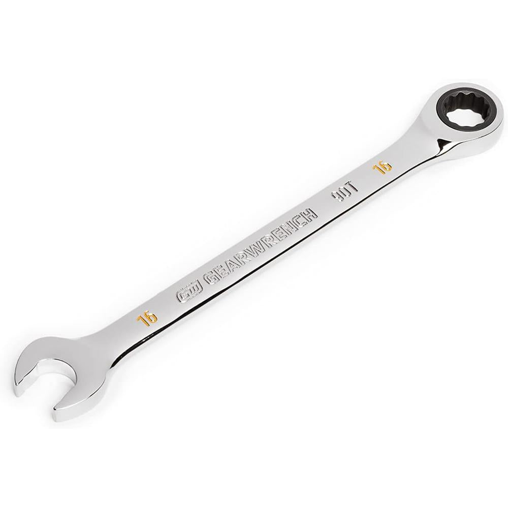 GearWrench 86916 16mm 90-Tooth 12-Point Ratcheting Combination Wrench