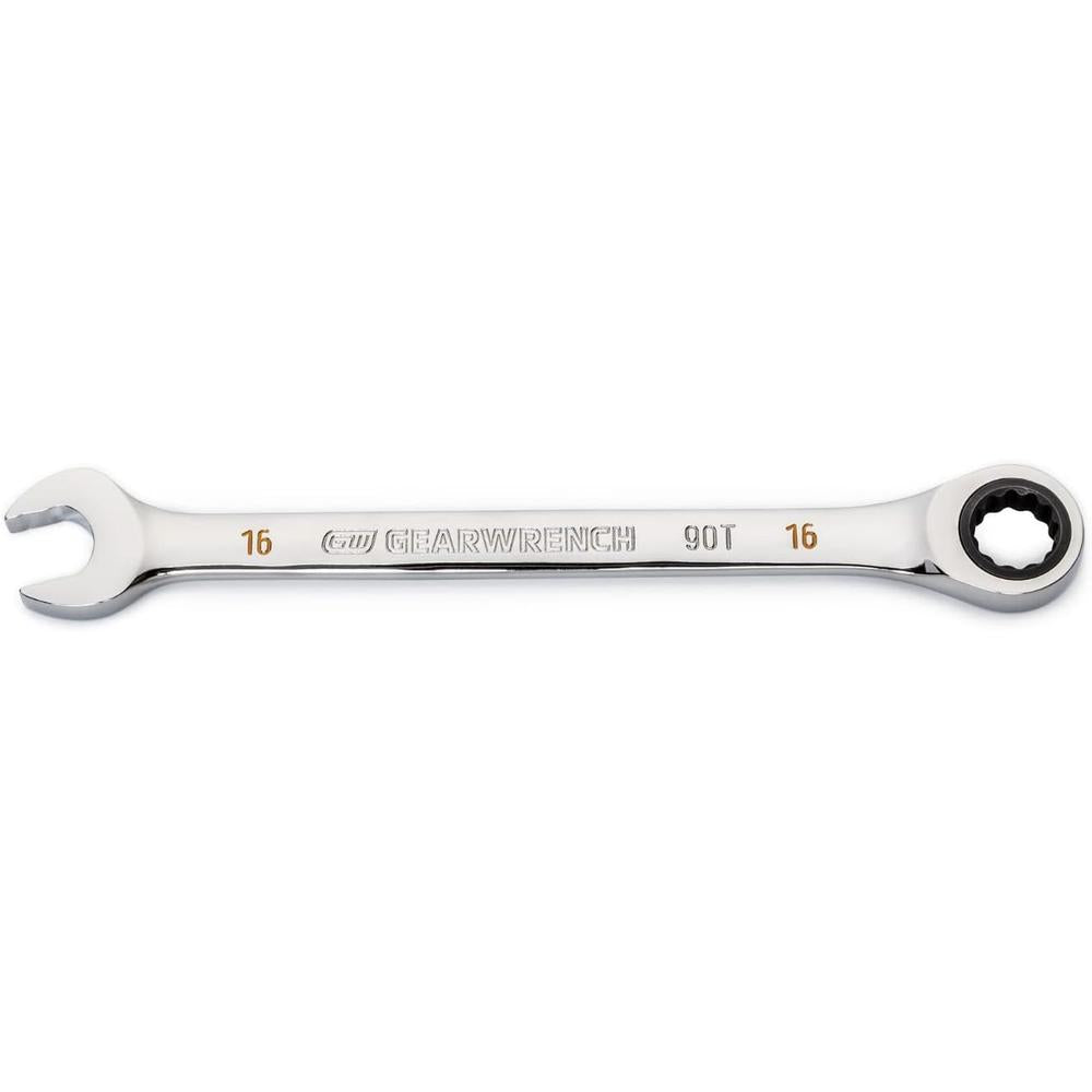 GearWrench 86916 16mm 90-Tooth 12-Point Ratcheting Combination Wrench