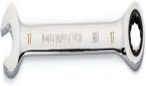 GearWrench 86917 17mm 90-Tooth 12-Point Ratcheting Combination Wrench