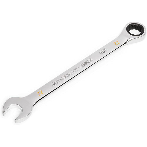 GearWrench 86922 22mm 90-Tooth 12-Point Ratcheting Combination Wrench