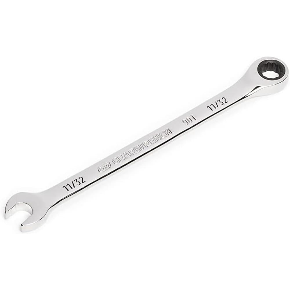 GearWrench 86942 11/32" 90-Tooth 12-Point Ratcheting Combination Wrench