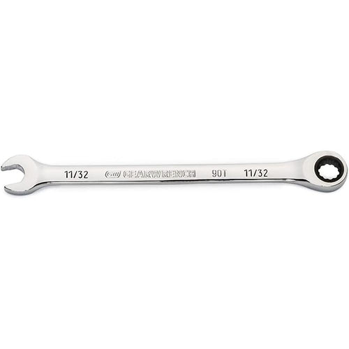 GearWrench 86942 11/32" 90-Tooth 12-Point Ratcheting Combination Wrench