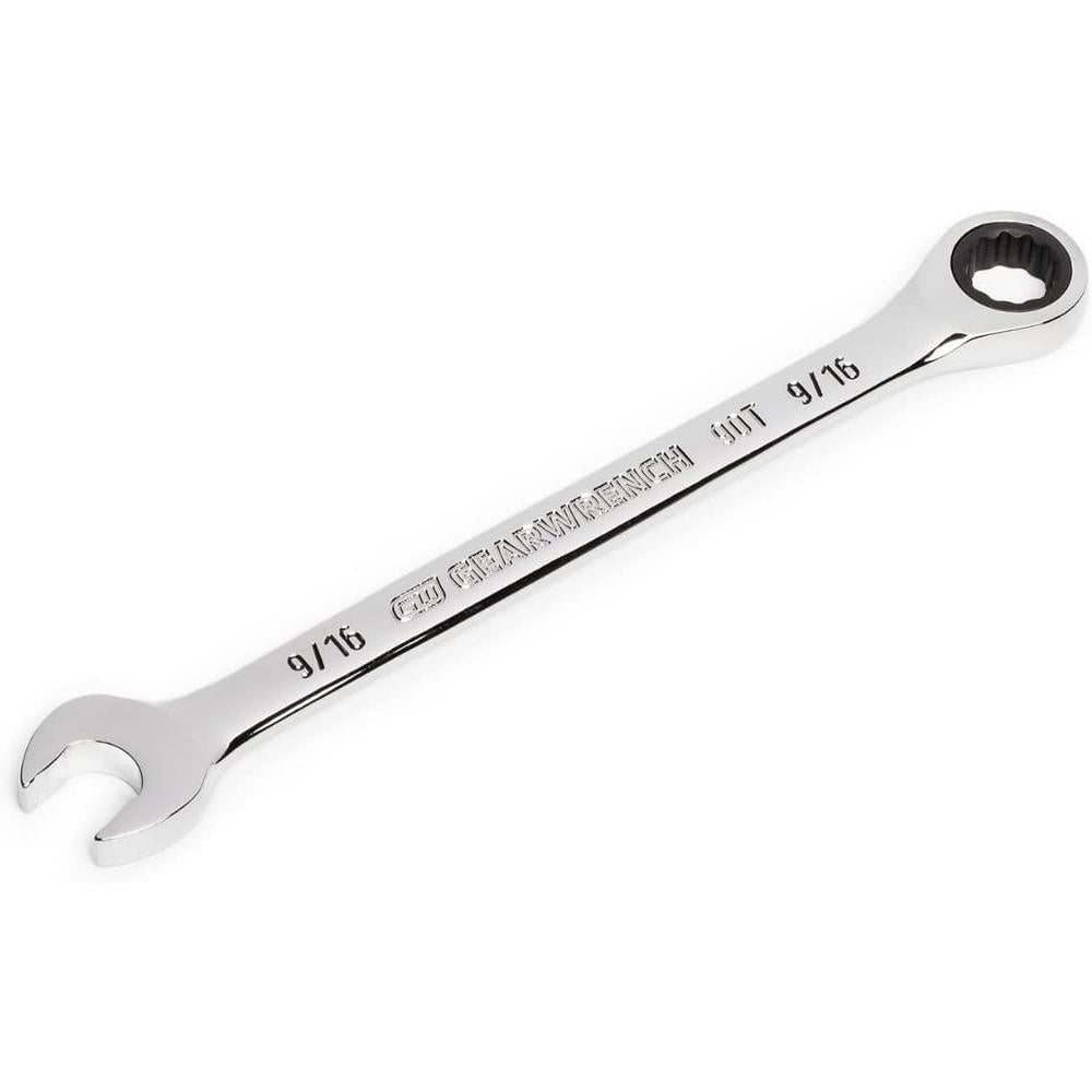 GearWrench 86946 9/16" 90-Tooth 12-Point Ratcheting Combination Wrench