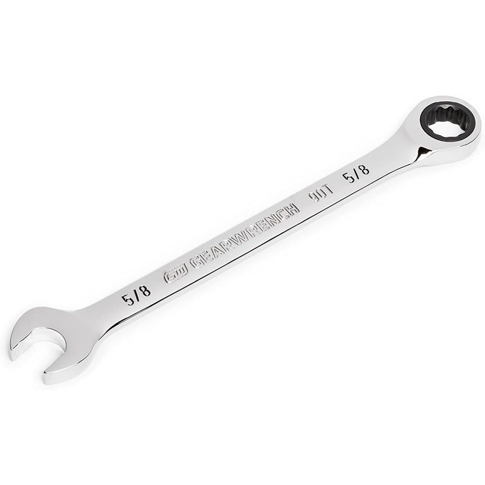 GearWrench 86947 5/8" 90-Tooth 12-Point Ratcheting Combination Wrench