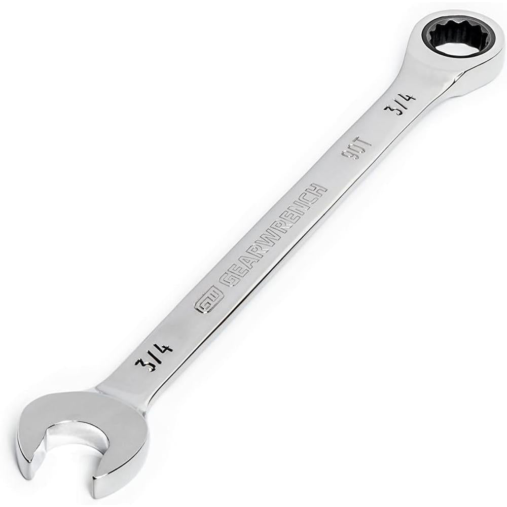 GearWrench 86949 3/4" 90-Tooth 12-Point Ratcheting Combination Wrench