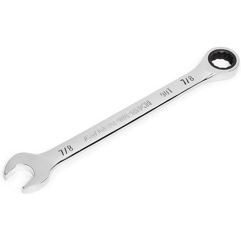 GearWrench 86951 7/8" 90-Tooth 12-Point Ratcheting Combination Wrench