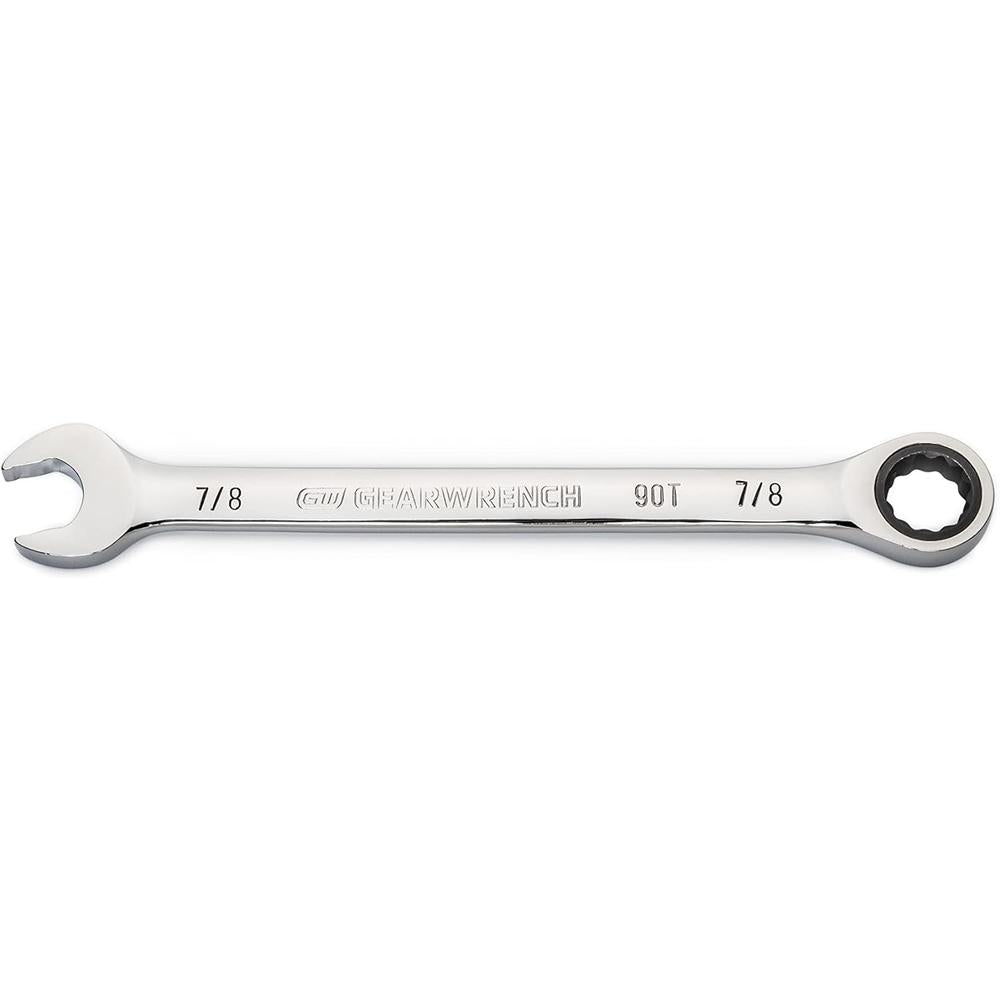 GearWrench 86951 7/8" 90-Tooth 12-Point Ratcheting Combination Wrench