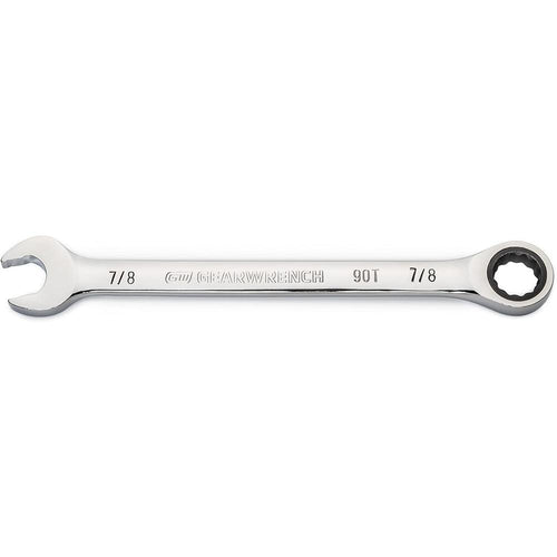 GearWrench 86951 7/8" 90-Tooth 12-Point Ratcheting Combination Wrench