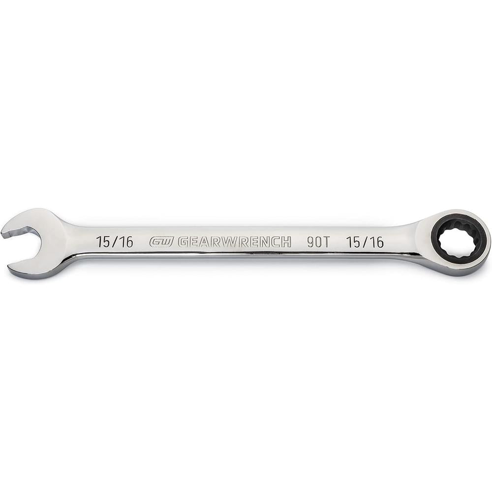 GearWrench 86952 15/16" 90-Tooth 12-Point Ratcheting Combination Wrench