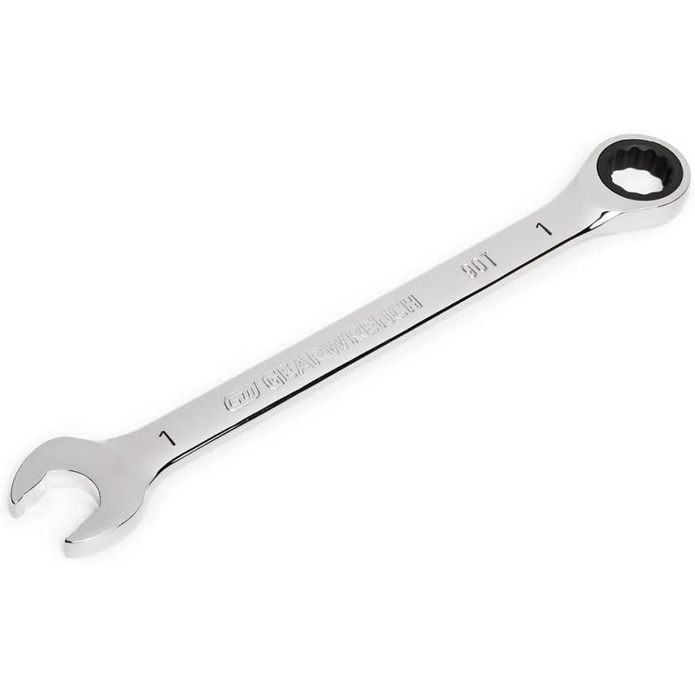 GearWrench 86953 1" 90-Tooth 12-Point Ratcheting Combination Wrench