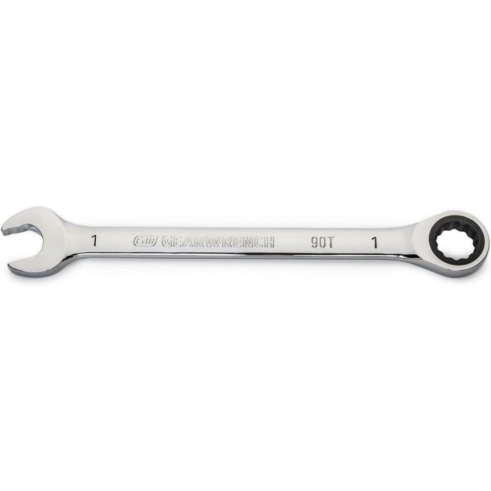 GearWrench 86953 1" 90-Tooth 12-Point Ratcheting Combination Wrench