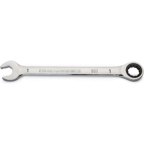 GearWrench 86953 1" 90-Tooth 12-Point Ratcheting Combination Wrench