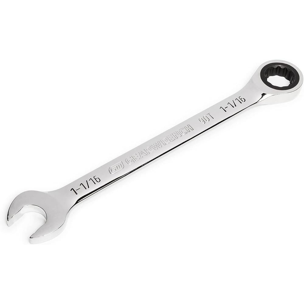 GearWrench 86954 1-1/16" 90-Tooth 12-Point Ratcheting Combination Wrench