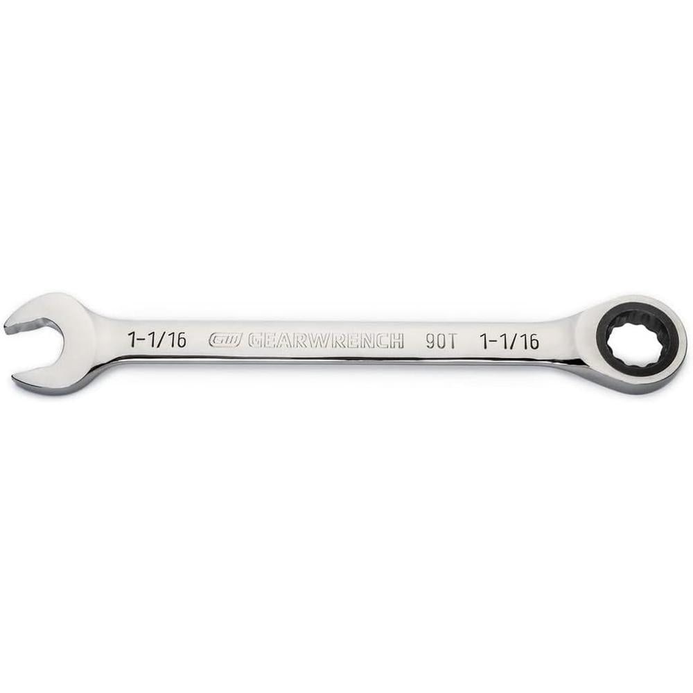 GearWrench 86954 1-1/16" 90-Tooth 12-Point Ratcheting Combination Wrench