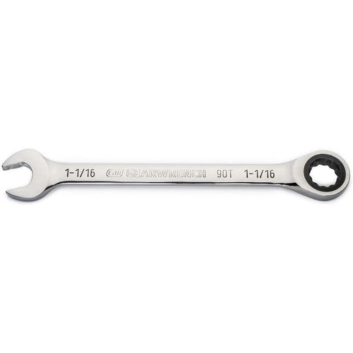 GearWrench 86954 1-1/16" 90-Tooth 12-Point Ratcheting Combination Wrench
