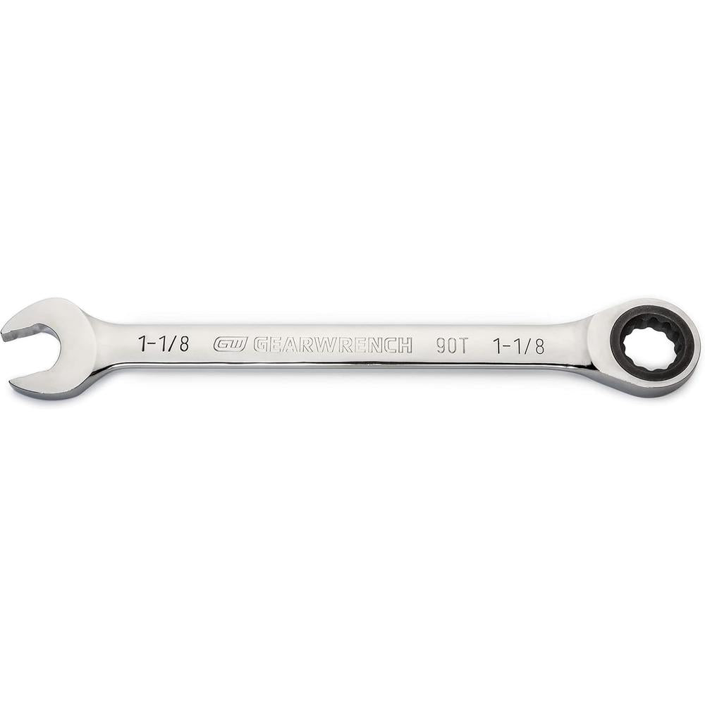 GearWrench 86955 1-1/8" 90-Tooth 12-Point Ratcheting Combination Wrench