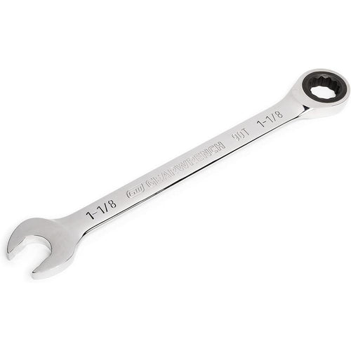 GearWrench 86955 1-1/8" 90-Tooth 12-Point Ratcheting Combination Wrench