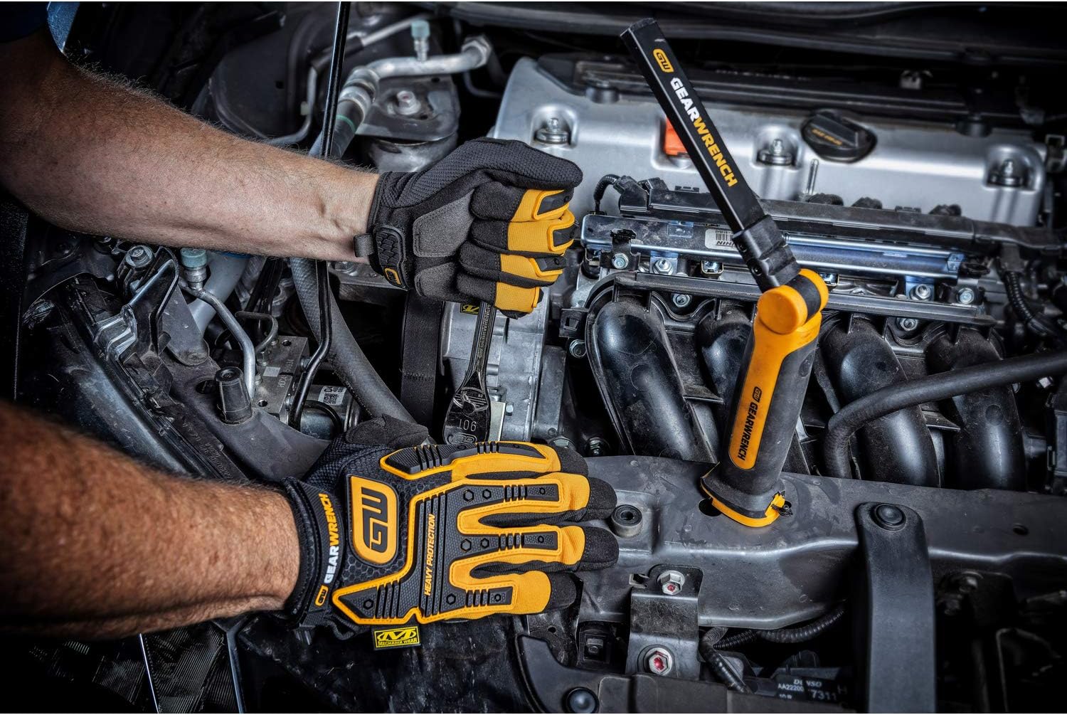 GearWrench 86986 HEAVY-DUTY IMPACT WORK GLOVES, M