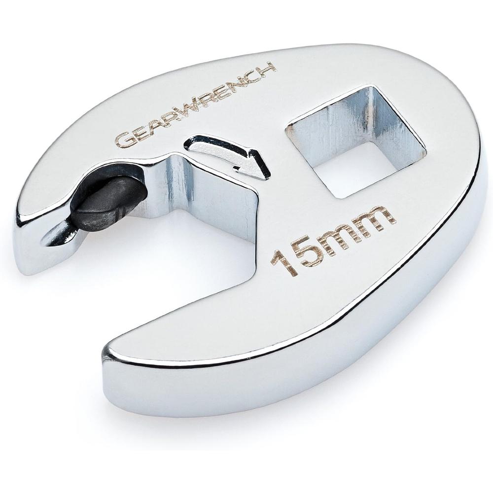 GearWrench 89119 10 Pc. Ratcheting Crowfoot Wrench Set, Metric