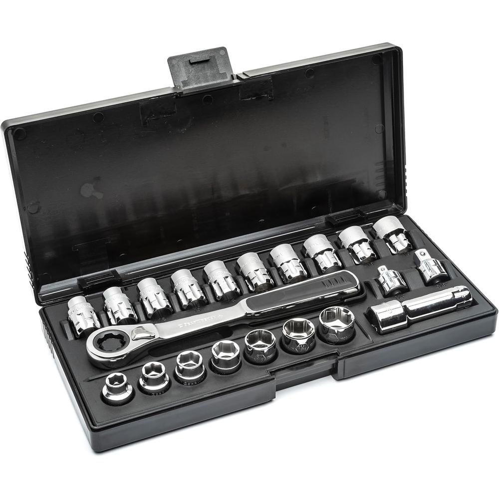GearWrench 8921 SET PASS-THRU 3/8DR MET 21PC