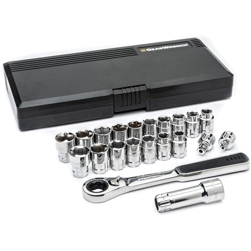 GearWrench 8921 SET PASS-THRU 3/8DR MET 21PC