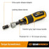 GearWrench 89621 1/4" Drive Torque Screwdriver 1-6Nm