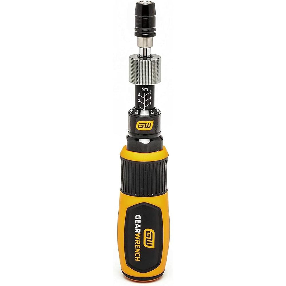GearWrench 89621 1/4" Drive Torque Screwdriver 1-6Nm