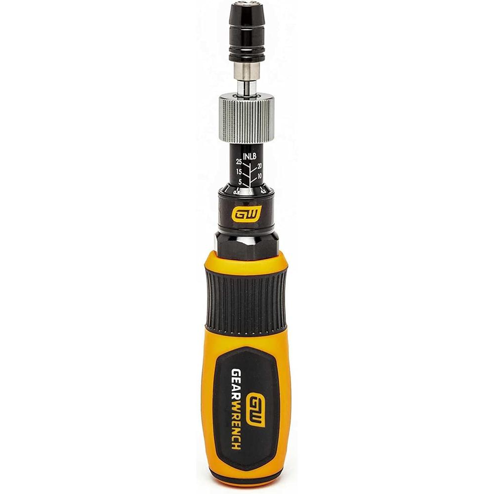 GearWrench 89623 1/4" Drive Torque Screwdriver 5-25 in/lbs