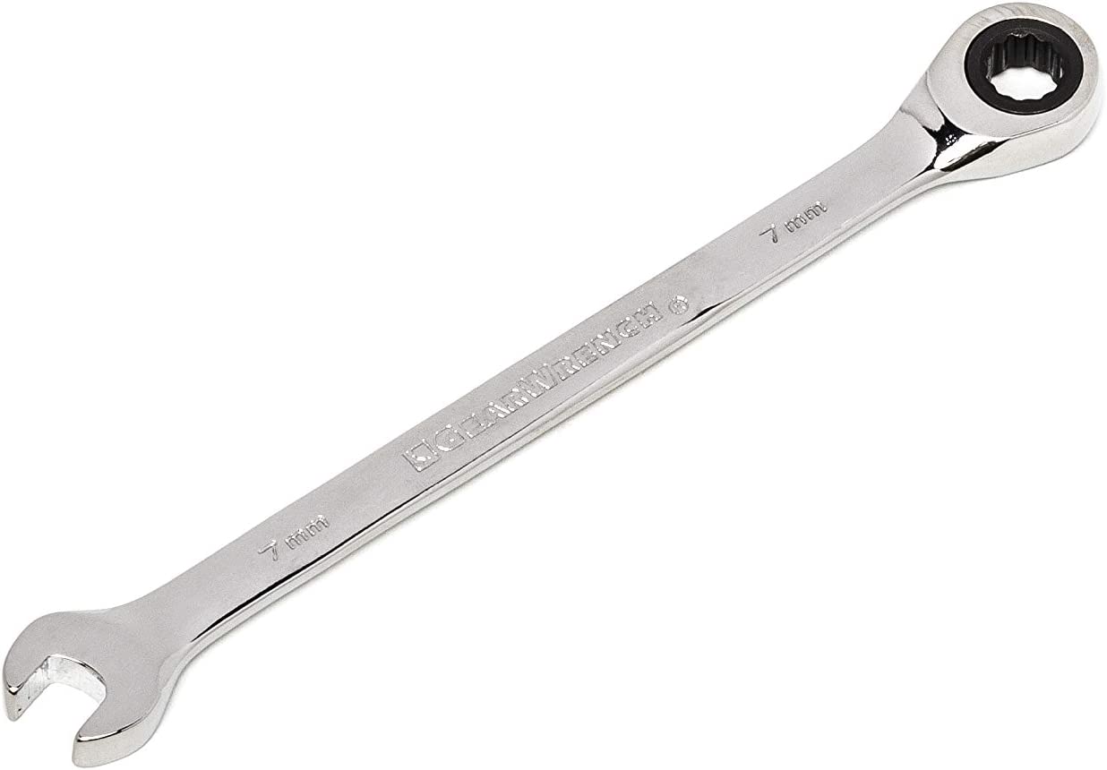 GearWrench 9107 7mm 72-Tooth 12 Point Ratcheting Combination Wrench - MPR Tools & Equipment