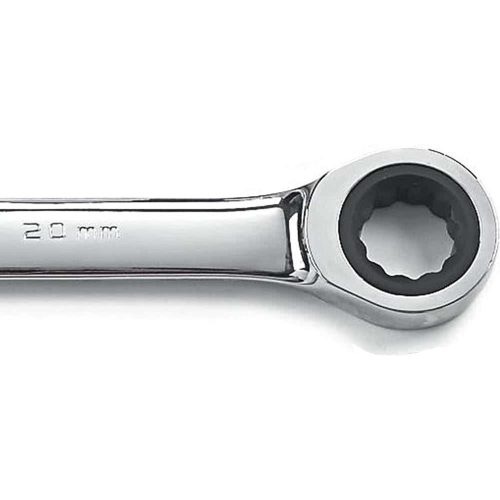 GearWrench 9120 20mm 72-Tooth 12 Point Ratcheting Combination Wrench