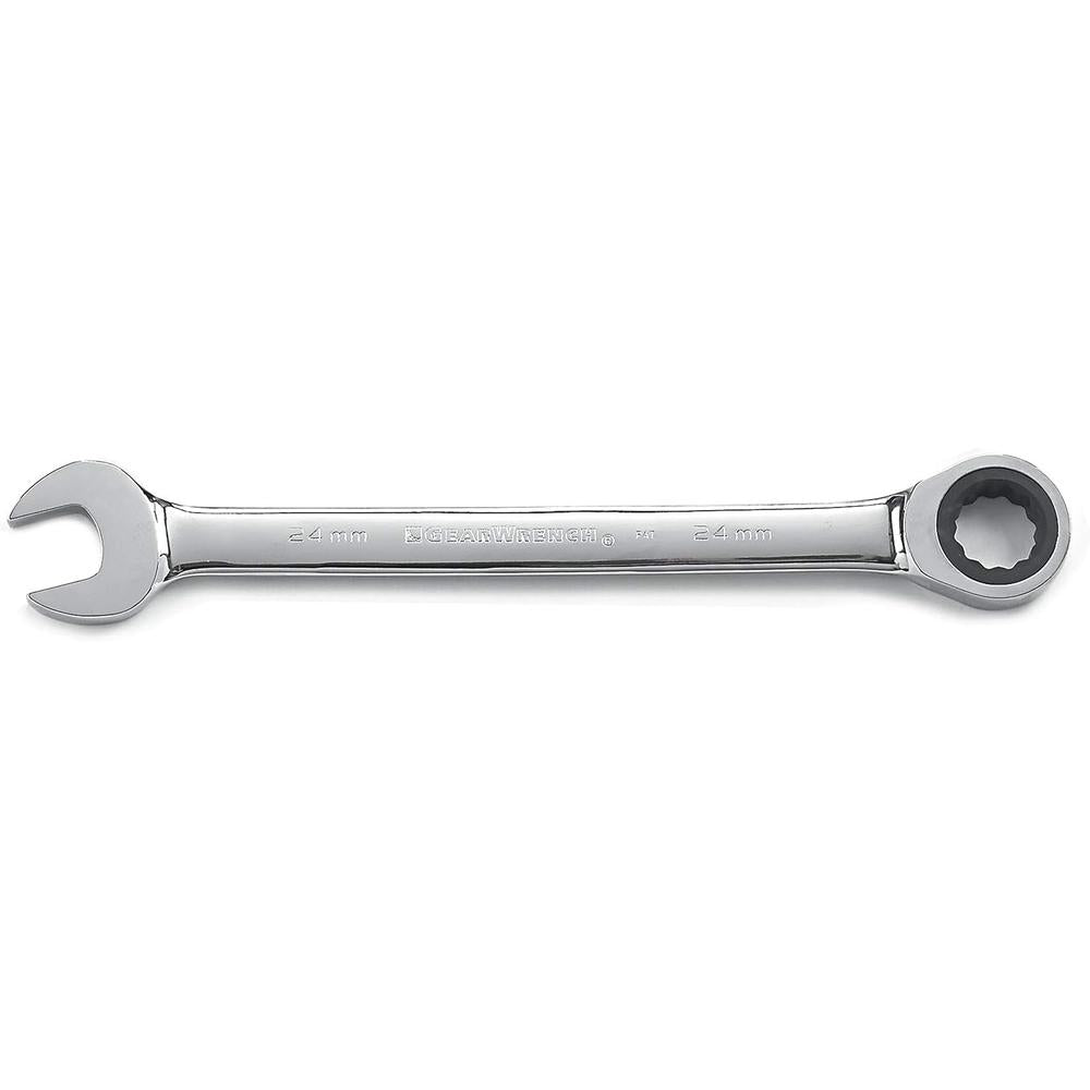 GearWrench 9124 12 Pt. Ratcheting Combination Wrench, 24mm