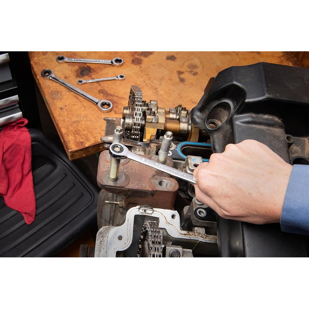 GearWrench 9224D SET WR RAT DBL BX ETORX 4PC