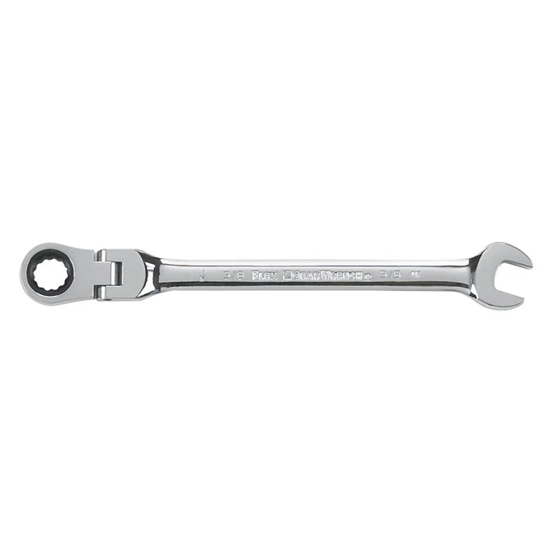 GearWrench 9706 3/8" 12 Point Flex Head Ratcheting Combination Wrench